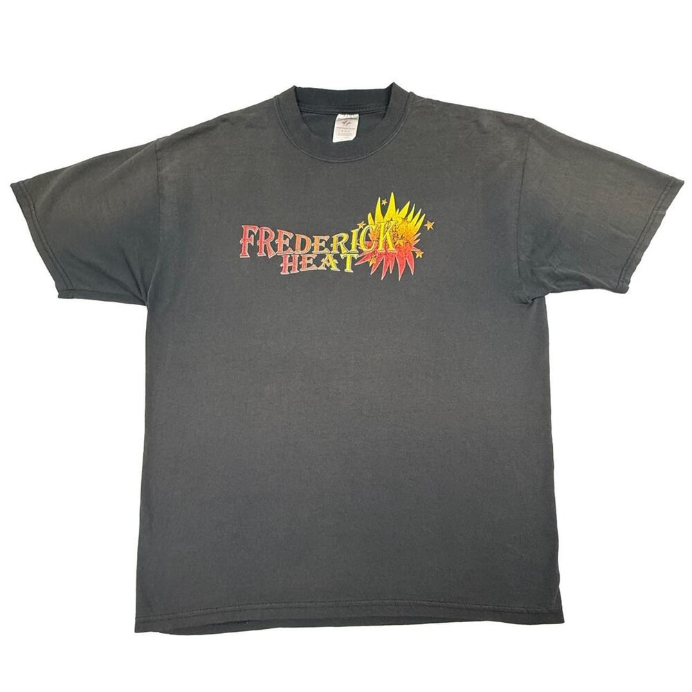 Vintage faded frederick heat shirt hot rod biker XL smoked